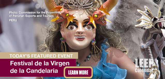 No Image found . This Image is about the event Festival de la Virgen de la Candelaria (PE): February 2-14. Click on the event name to see the event detail.